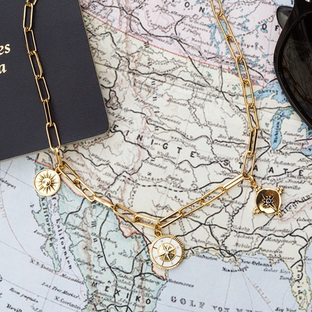 Origami Owl, Necklace & Earrings